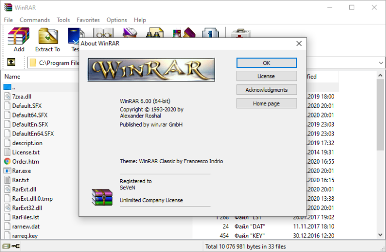 WinRAR 6.23 instal the new